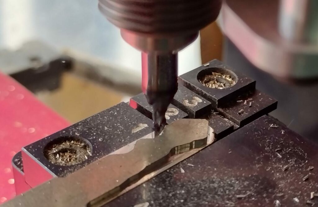 High security key cutting machine